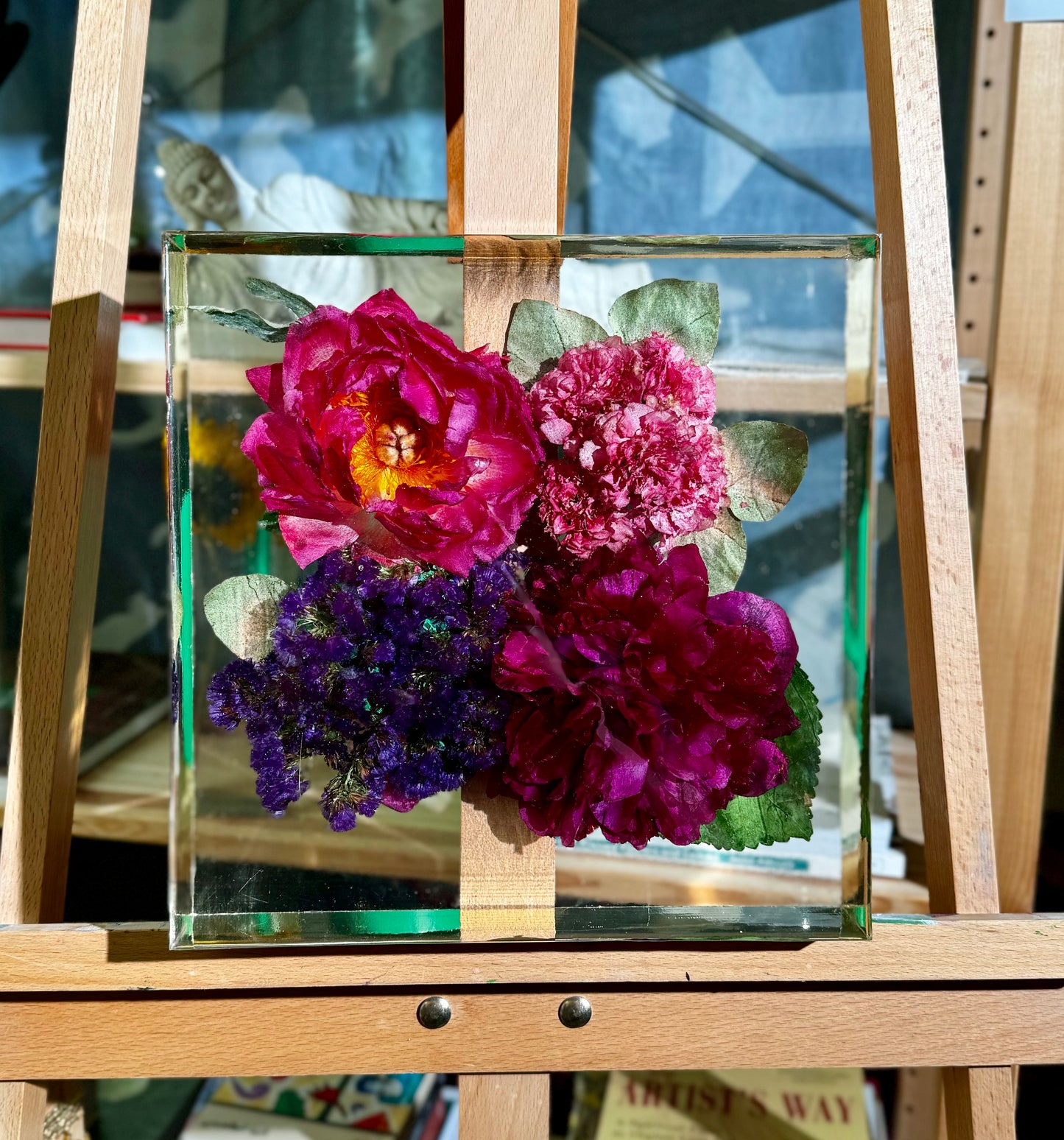 Eternal Blossom - flowers in resin